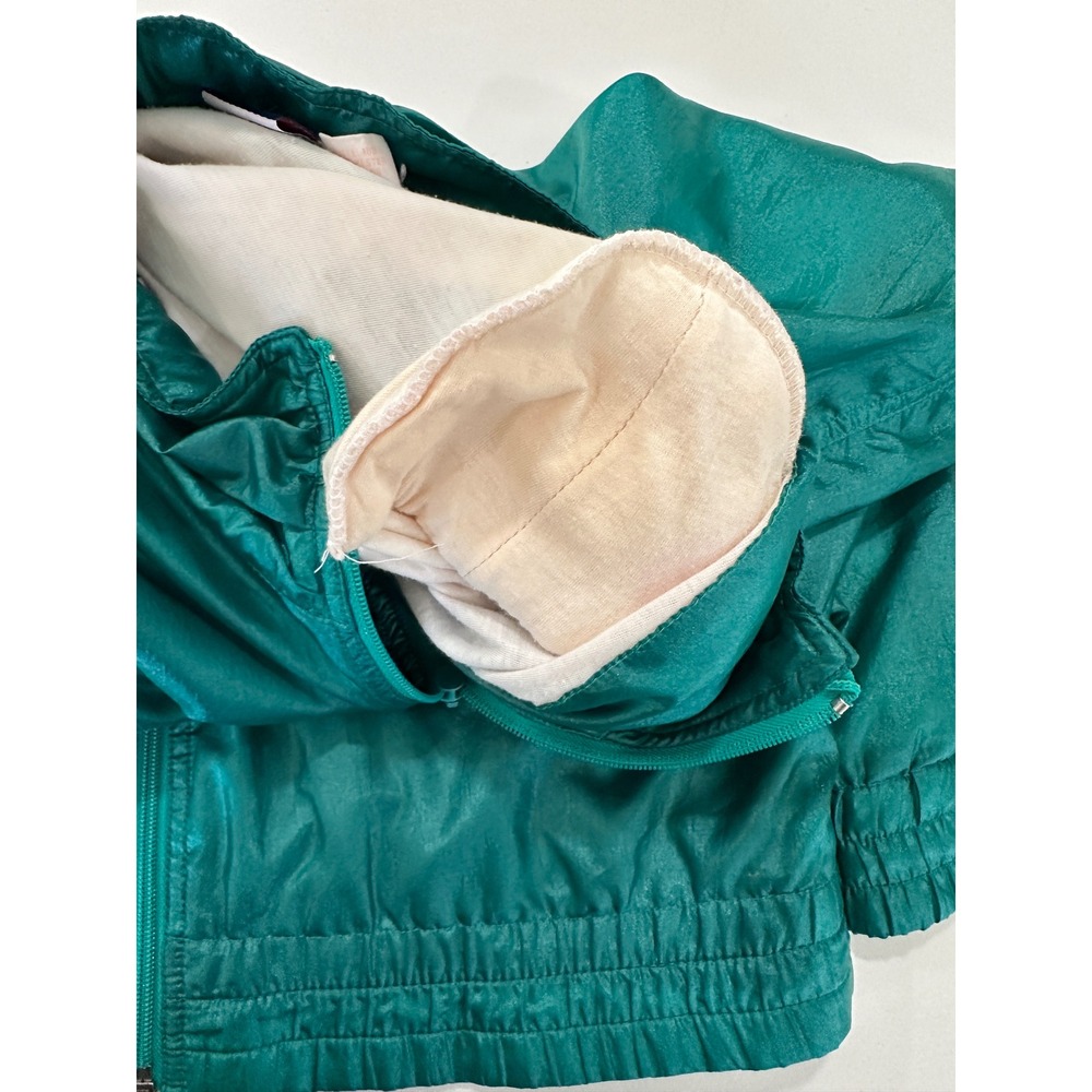 Vtg TAIL Sporty Teal Tracksuit Womens M Jacket Pants Retro Tennis - Picture 7 of 13
